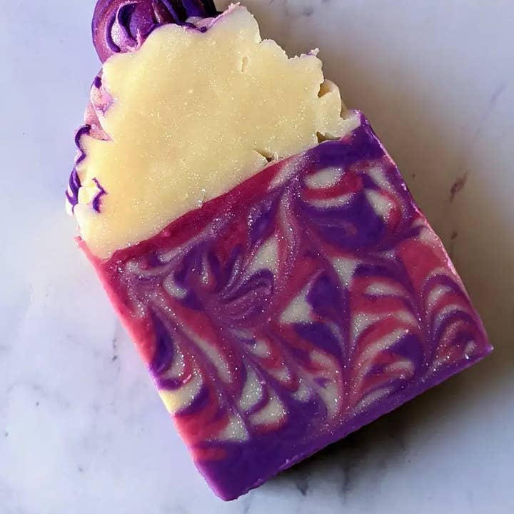 The Loopy Spoonie - Wholesale Bar Soap - Sugar Plum Fairy Frosted Soap3