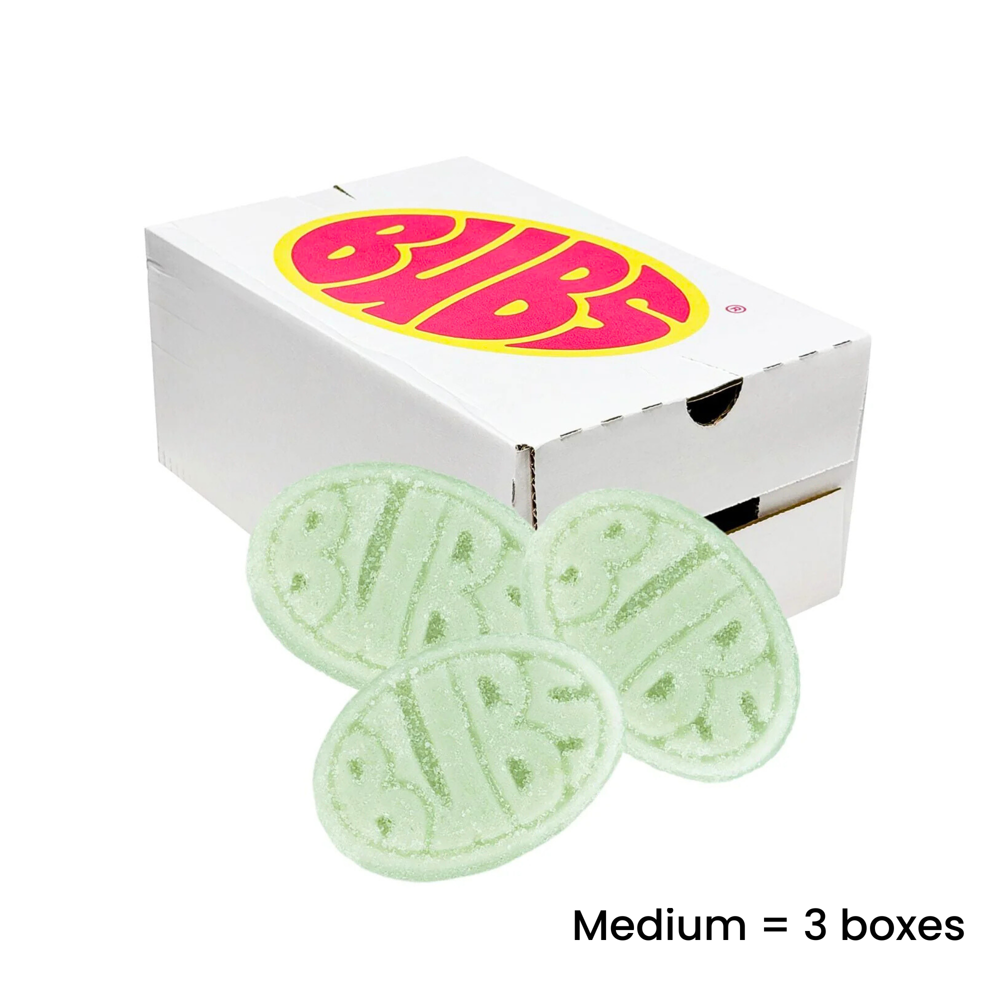 Nordicbangers - Swedish Candy Supply - Wholesale Gummy - Bubs Swedish Candy Cool Pear Mini 2.6kg - Mix your Candy1