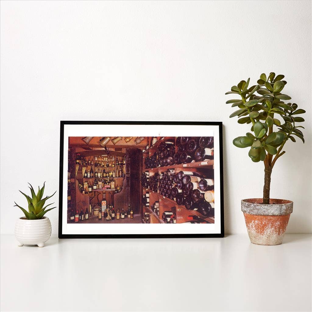 Found Image Press - Wholesale Art Print - Art Print BV-363 Wine Cellar1