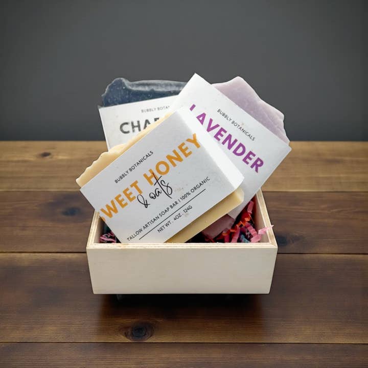 Bubbly Botanicals - Wholesale Soap Set - Tallow Soap Bestsellers Gift Set2