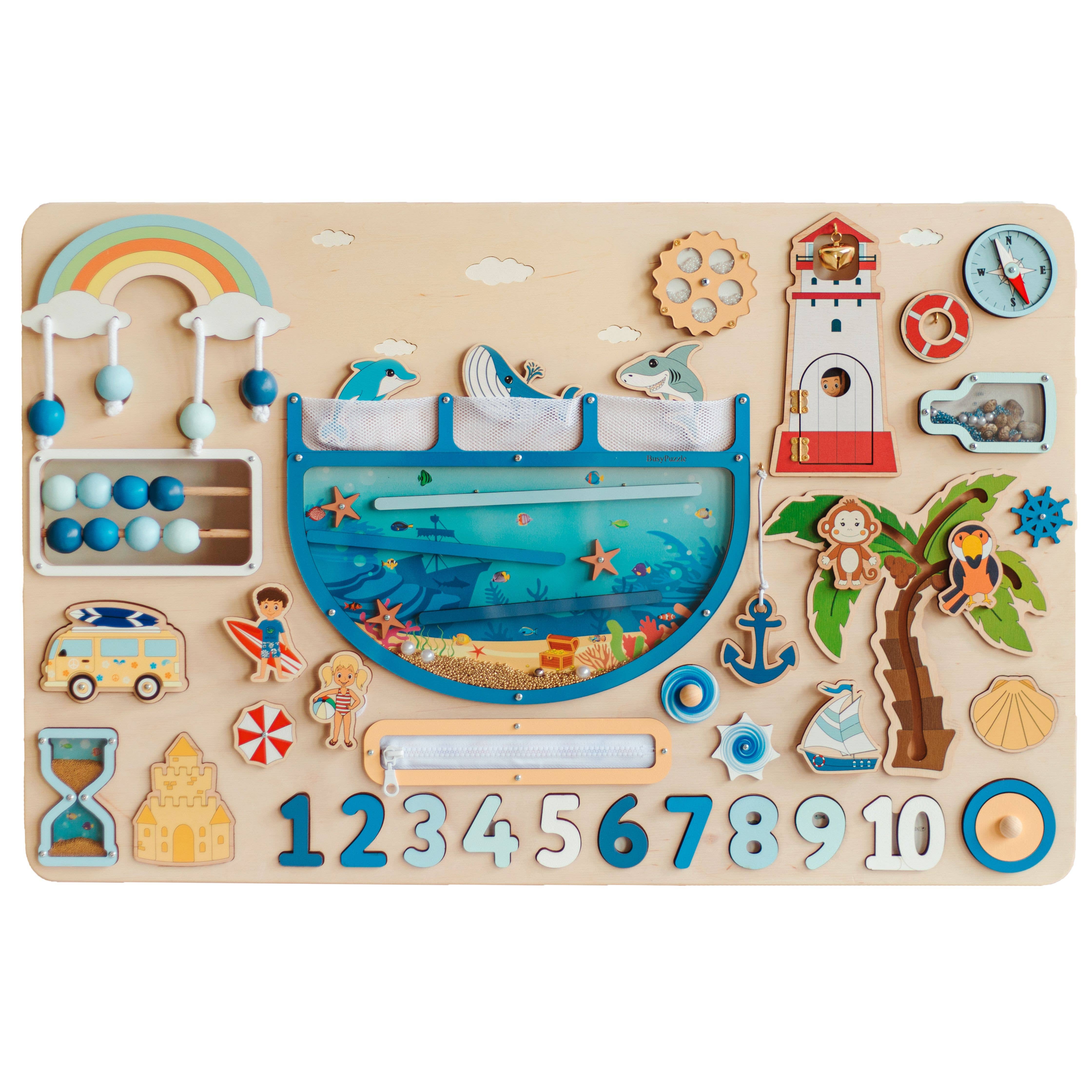 Busy Puzzle - Wholesale Wood Toy - Kids - Busy Board XXL8