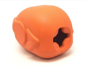 SodaPup Dog Toys - Vente Jouet à mâcher – chien - Distributeur de friandises jouet à mâcher Dinde rôtie - Grand format orange2