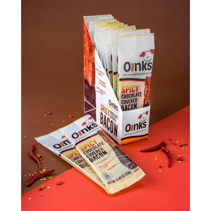 Genesee Candy Land - Wholesale Chocolate Covered Sweets - Spicy Chocolate Covered Bacon