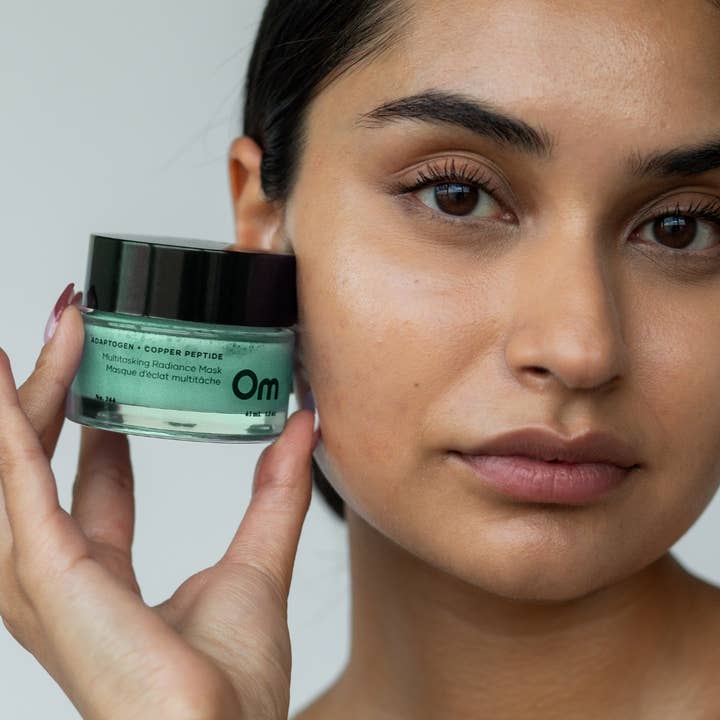 Om Organics Skincare - Wholesale Skincare Face Mask - Adaptogen + Copper Peptide Multitasking Radiance Mask