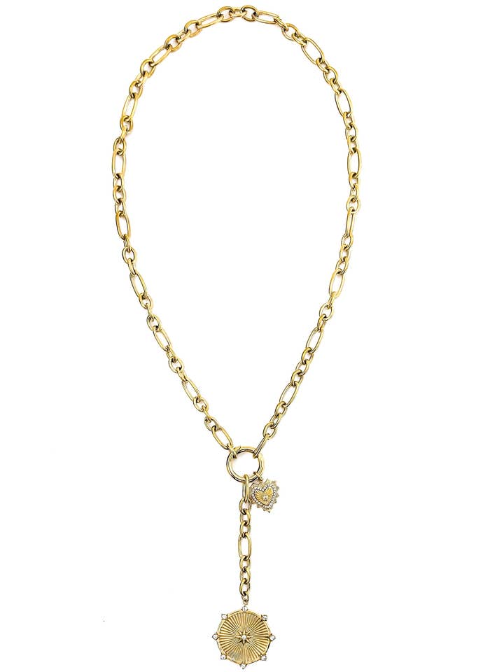 Colar Laney Lariat Charm por atacado de BELJOY