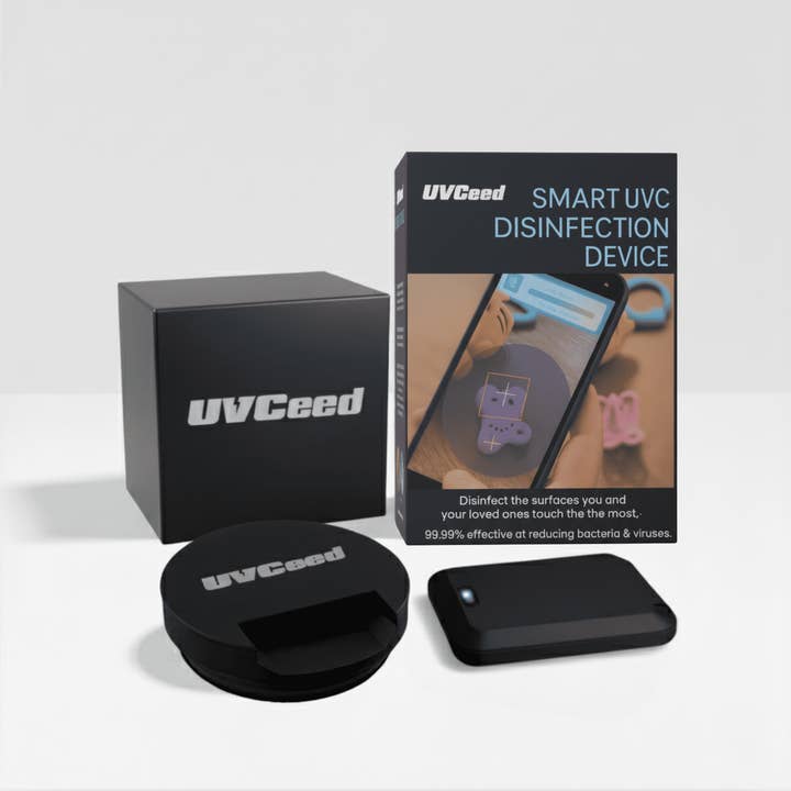 Smart UVC Disinfection Device & Disinfection Lid Bundle for wholesale by UVCeed