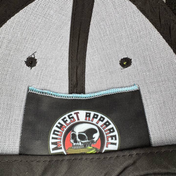 Midwest Apparel - Wholesale Flat Brim Cap - Unisex - Black Fish Fry Hat6