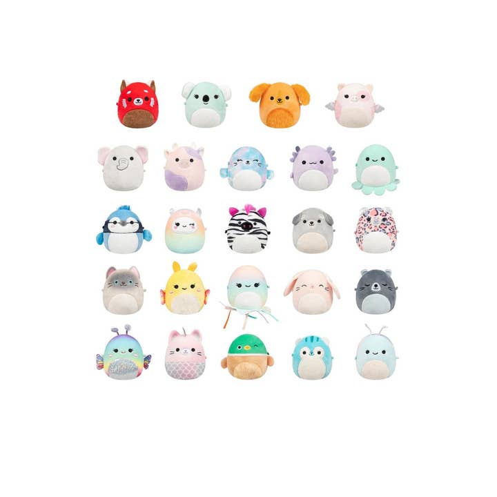 License 2 Play Toys - Wholesale Stuffed/Plush Toy - Kids & Baby - Squishmallows Mini 2.5" Plush Micromallow 12pc Display