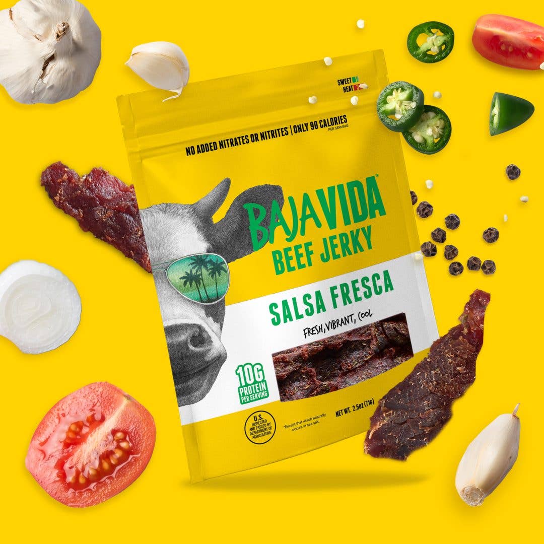 Baja Vida Snacks - Wholesale Jerky - Baja Vida Beef Jerky - Salsa Fresca5