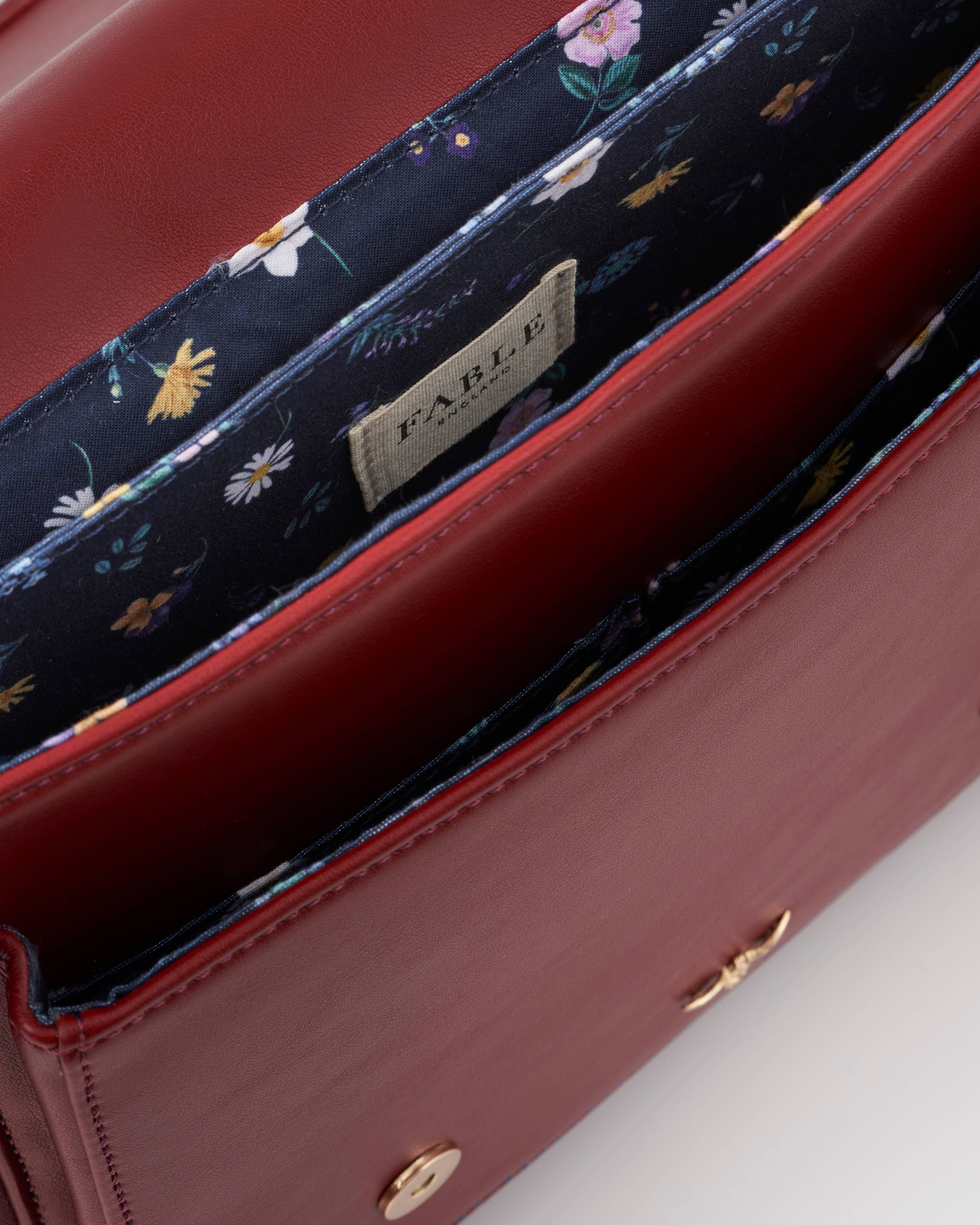 Fable England – wholesale Crossbody bag – Women's – Wonderland Satchel Red6