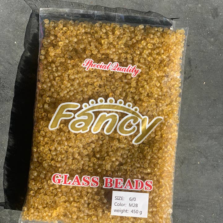 MaddieMayShop - Wholesale Beads - 6/0 Glass Seed Beads~ 450 Grams, SEED BEADS BULK12