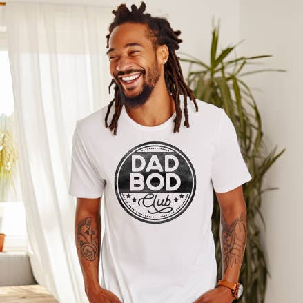 Camiseta Gráfica del Club del Cuerpo de Papá para venta al por mayor de Tiny Sparrow Designs