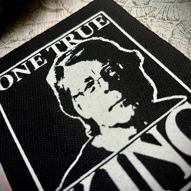 Three Raccoons - Wholesale Patch - One True King! Stephen King patch.1