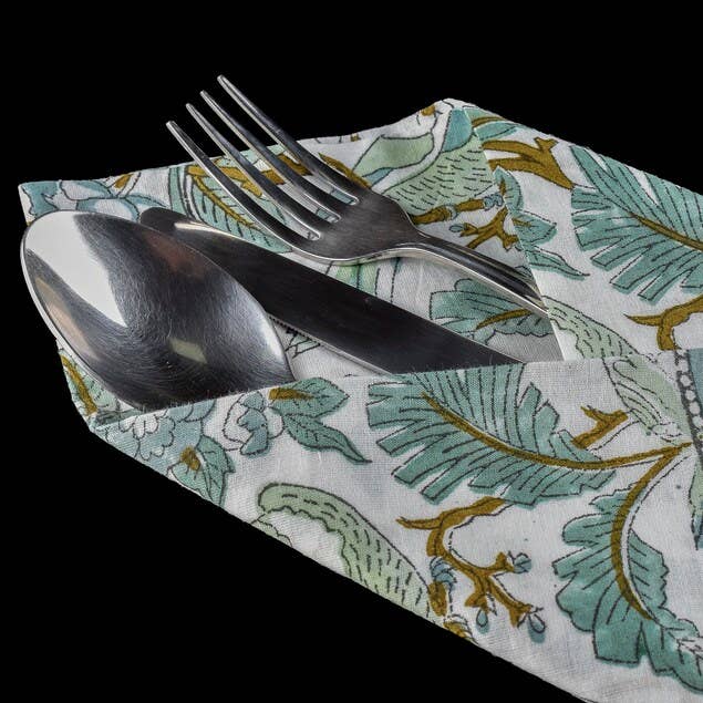 Fabricrush - Wholesale Dinner & cloth napkin - Sage and Olive Green Bordered Napkins Wedding Event Gifts1