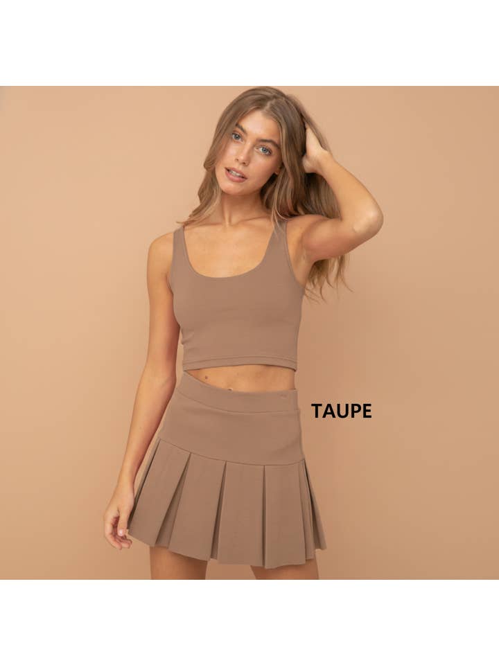 freeme - Wholesale Athletic Skirt - Women's - SUPER STRETCHY PONTE MINI TENNIS SKIRT(ST#FRSK1126N)1