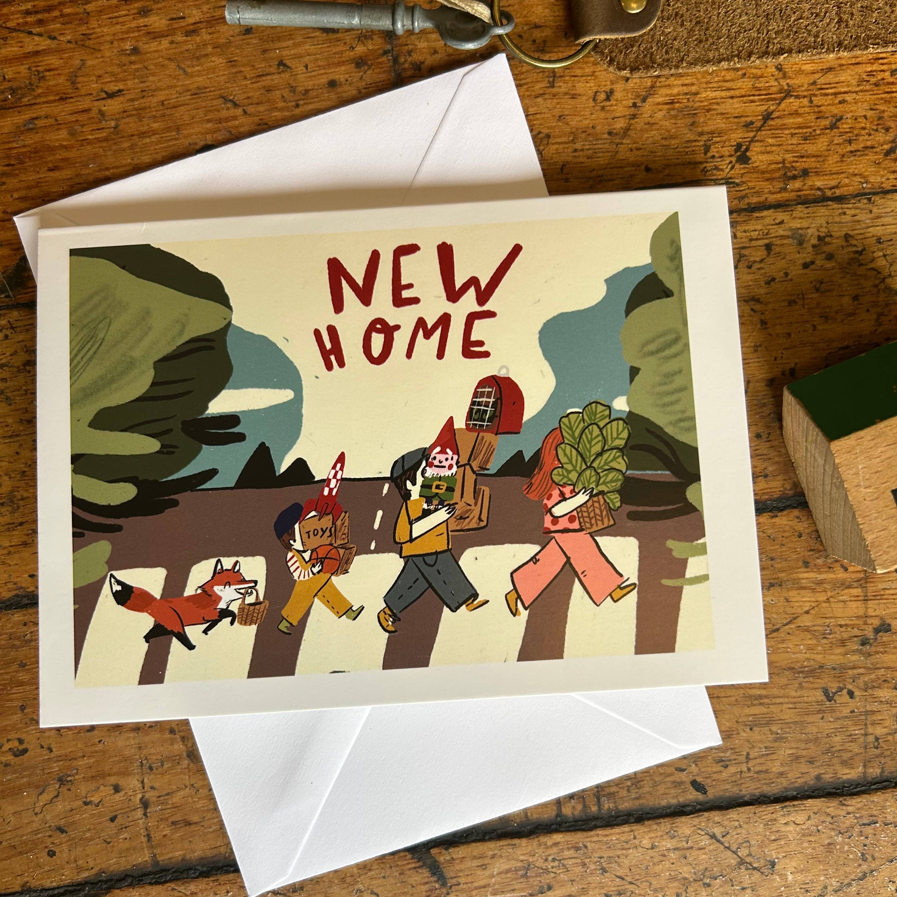 Dick Vincent Illustrations - Wholesale Housewarming Card - New home (crossing) card 2