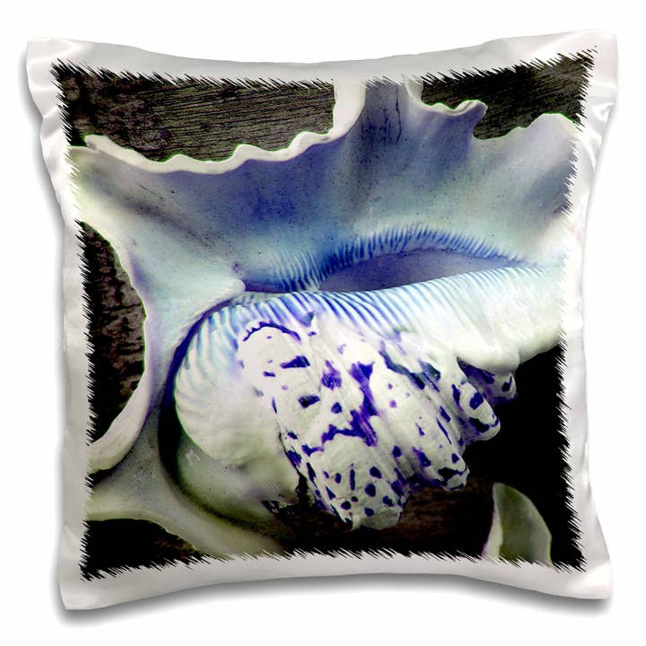 3dRose, Conchas de Mar Azul Púrpura Moteadas, Funda de Almohada para venta al por mayor de 3dRose