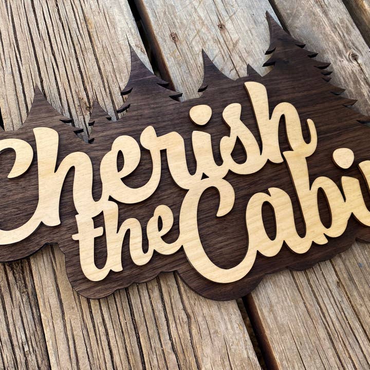 Cherish the Cabin for wholesale by Mountaincut