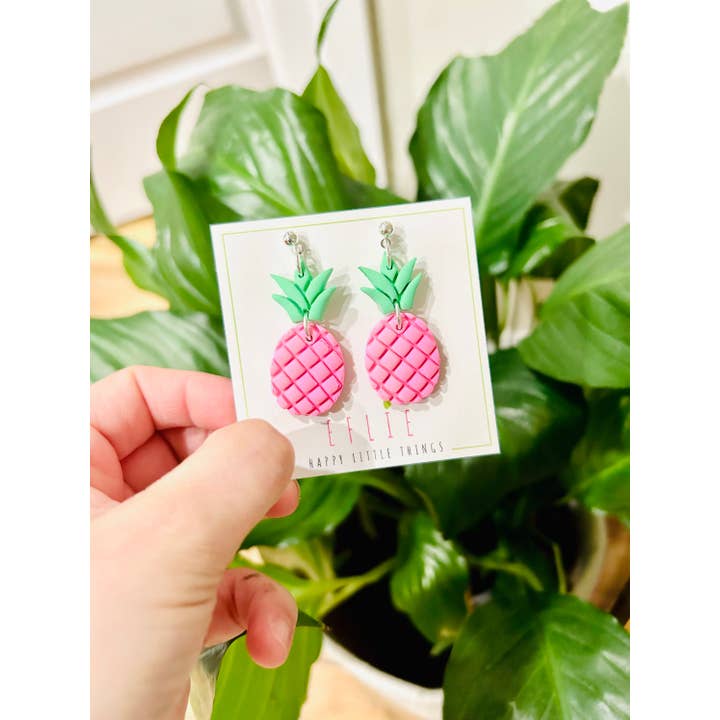 Eflie - Venta al por mayor Pendientes colgantes - Pendientes colgantes con frutas de verano y piña, idea de regalo2