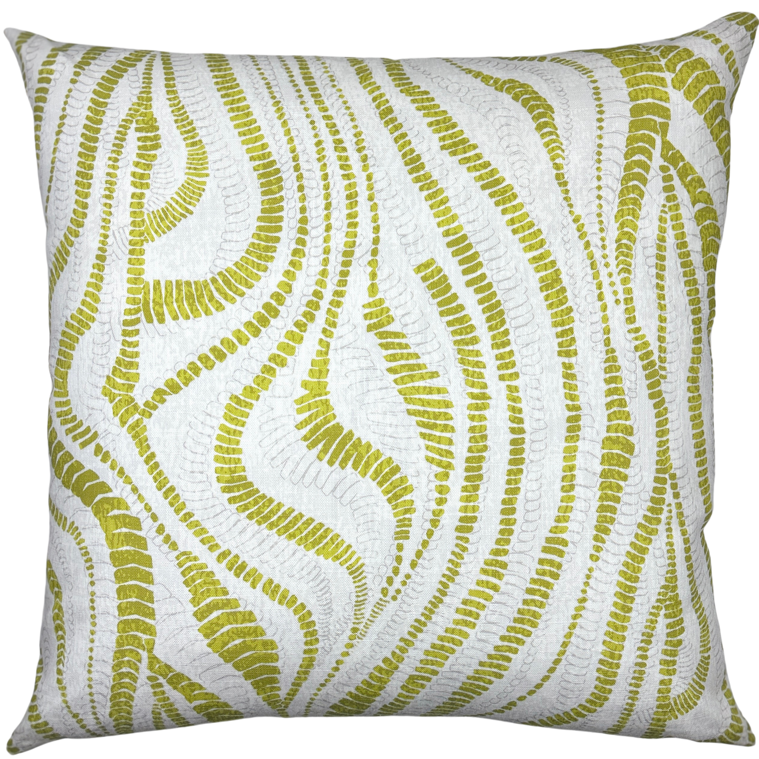 Greer Citron - Yellow Printed Throw Pillow for wholesale on Faire0