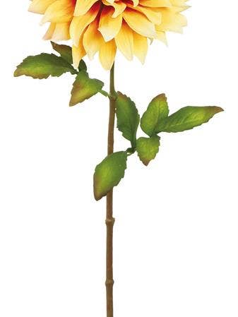 Fall Dahlia Spray 23.25" Gold/orange for wholesale by Select Artificials, Inc.