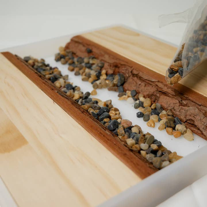 Adults & Crafts - Wholesale DIY Craft Kit - Resin River Plank DIY Craft Kit