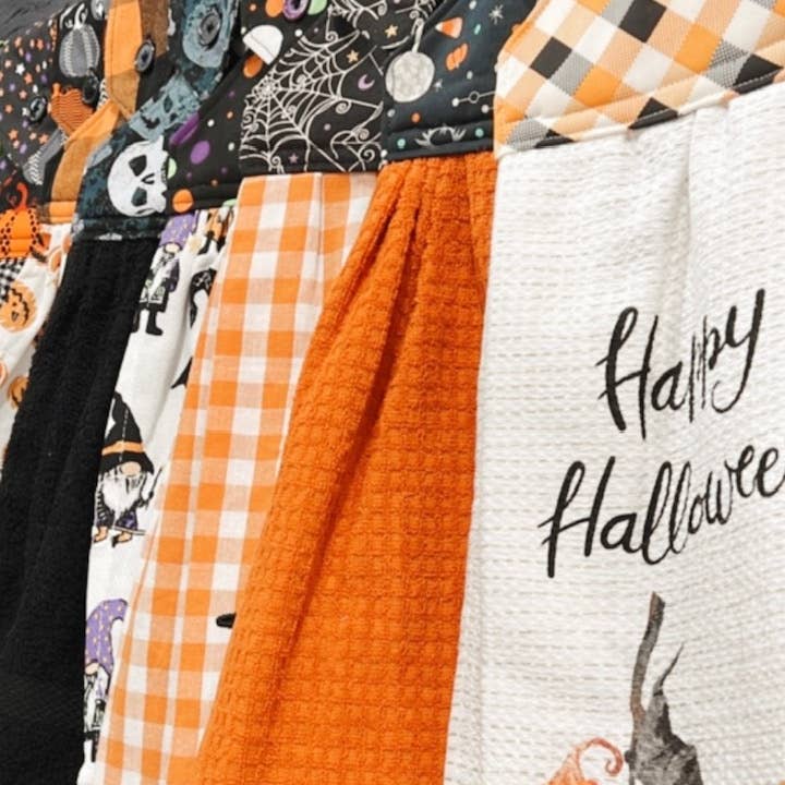 Lavishly Vintage – wholesale Tea towel – Holiday Variety Pack Button Top Hanging Kitchen Towel10