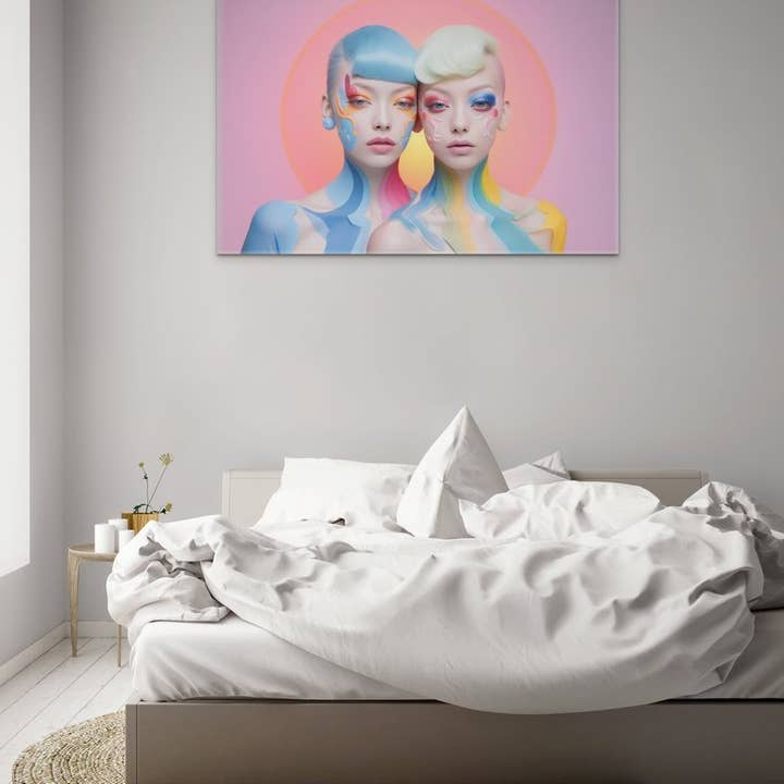 Gemini inramad utskrift för wholesale av Pixel Gallery