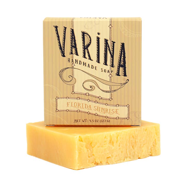 Florida Sunrise Soap for wholesale by Varina Soap