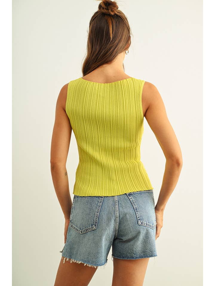 MIOU MUSE - Wholesale Knit Top - Women's - T3779 VISCOSE RIBBED KNITTED TOP27