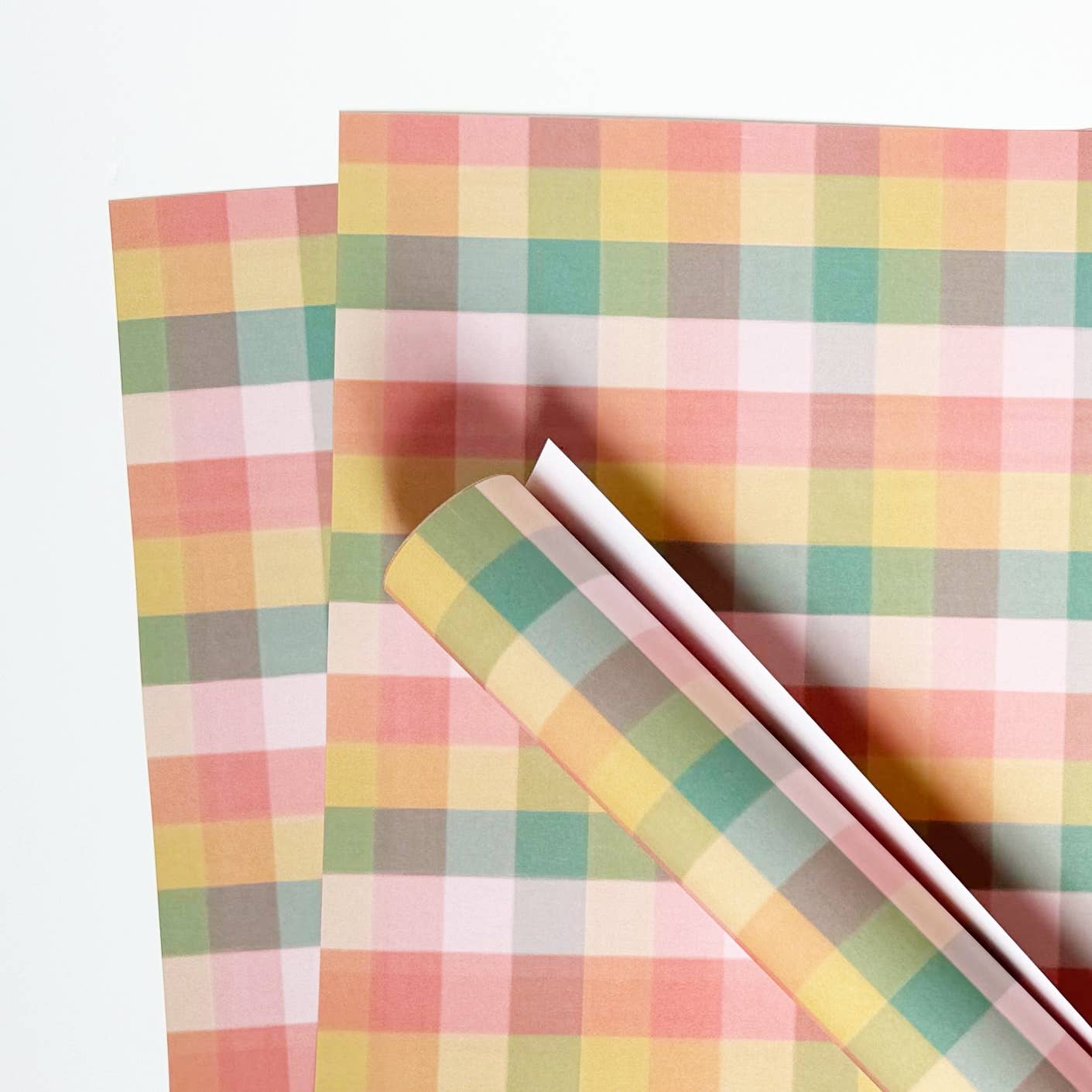 Lomond Paper Co - Vendita all'ingrosso Carta da regalo in fogli - Carta regalo quadrettata Olde Christmas Shoppe3