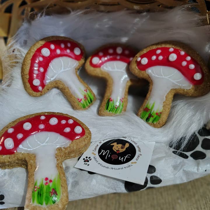 Galletas de champiñones para tus perritos para venta al por mayor de Miouf