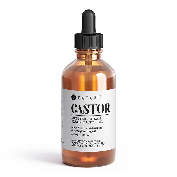 Katari Beauty - Wholesale Eyelash/Brow Serum - Black Castor Hair & Brow Oil 100% Cold-Pressed Oil1