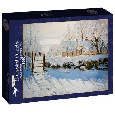 Bluebird Puzzle - Vendita all'ingrosso Puzzle - Adulti - Puzzle 1000 pezzi - Claude Monet - La Gazza, 18690