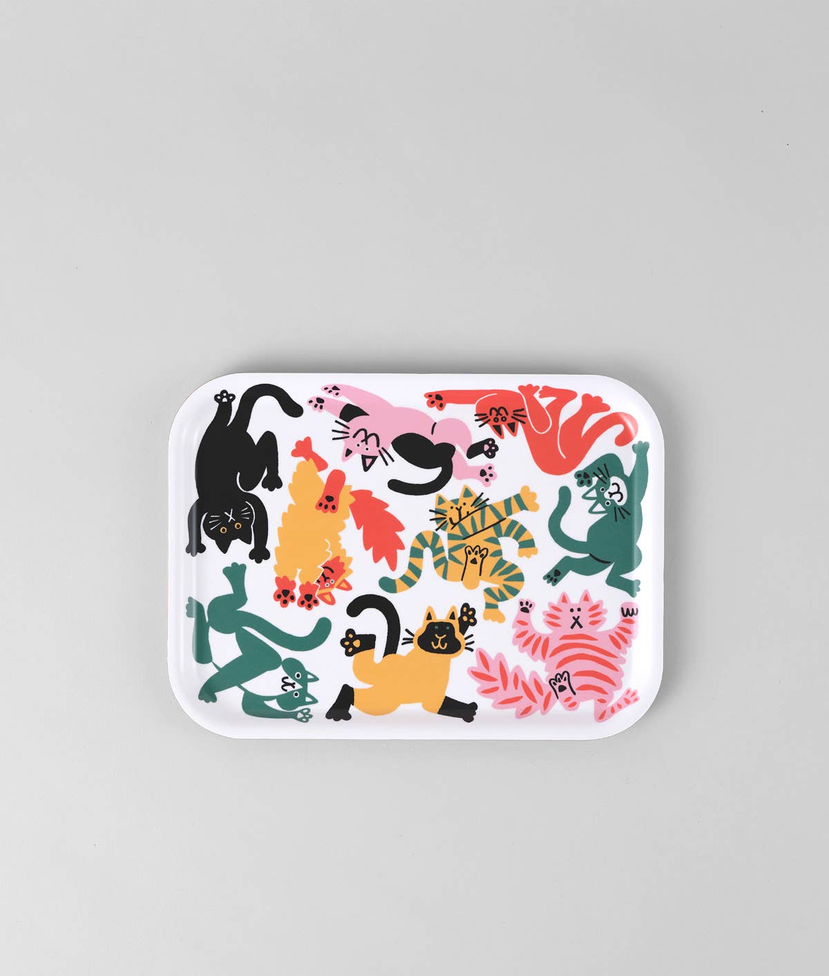 Wrap (US duties paid) - Wholesale Serving Tray - Cats Small Rectangle Birch Serving Tray1