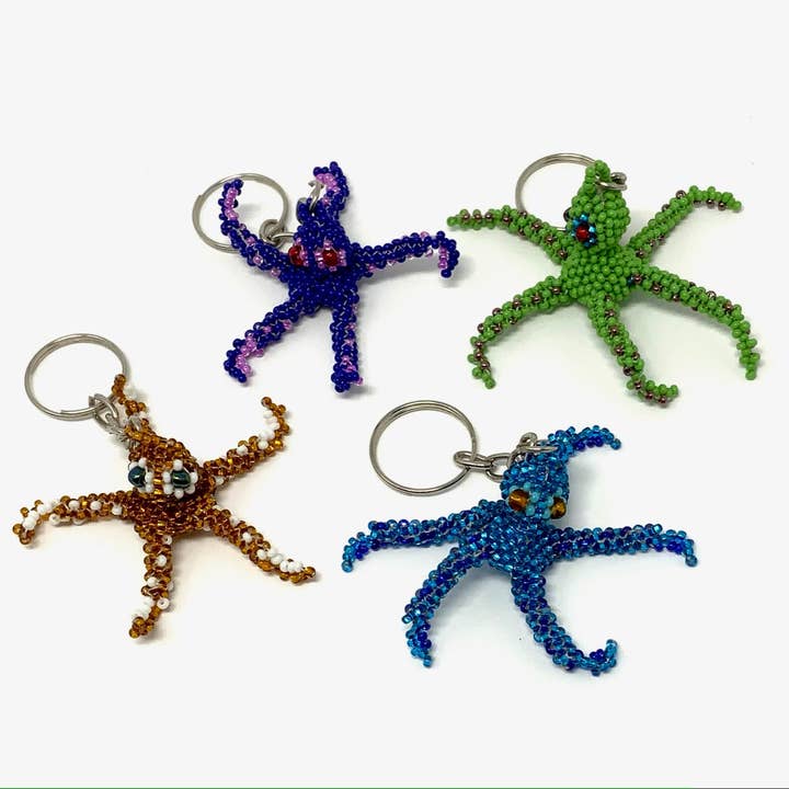 Keychain Octopus Small- Assorted for wholesale by DIAMANTI DESIGNS
