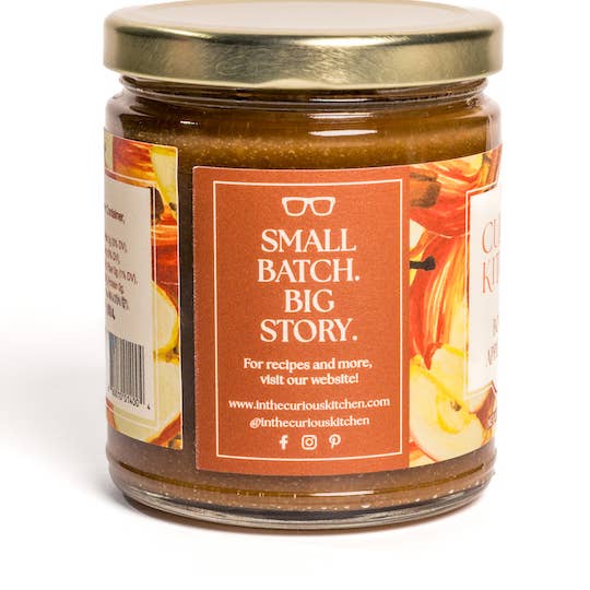 In the Curious Kitchen - Wholesale Jam/Jelly - Apple Bourbon Butter | 9 oz 3