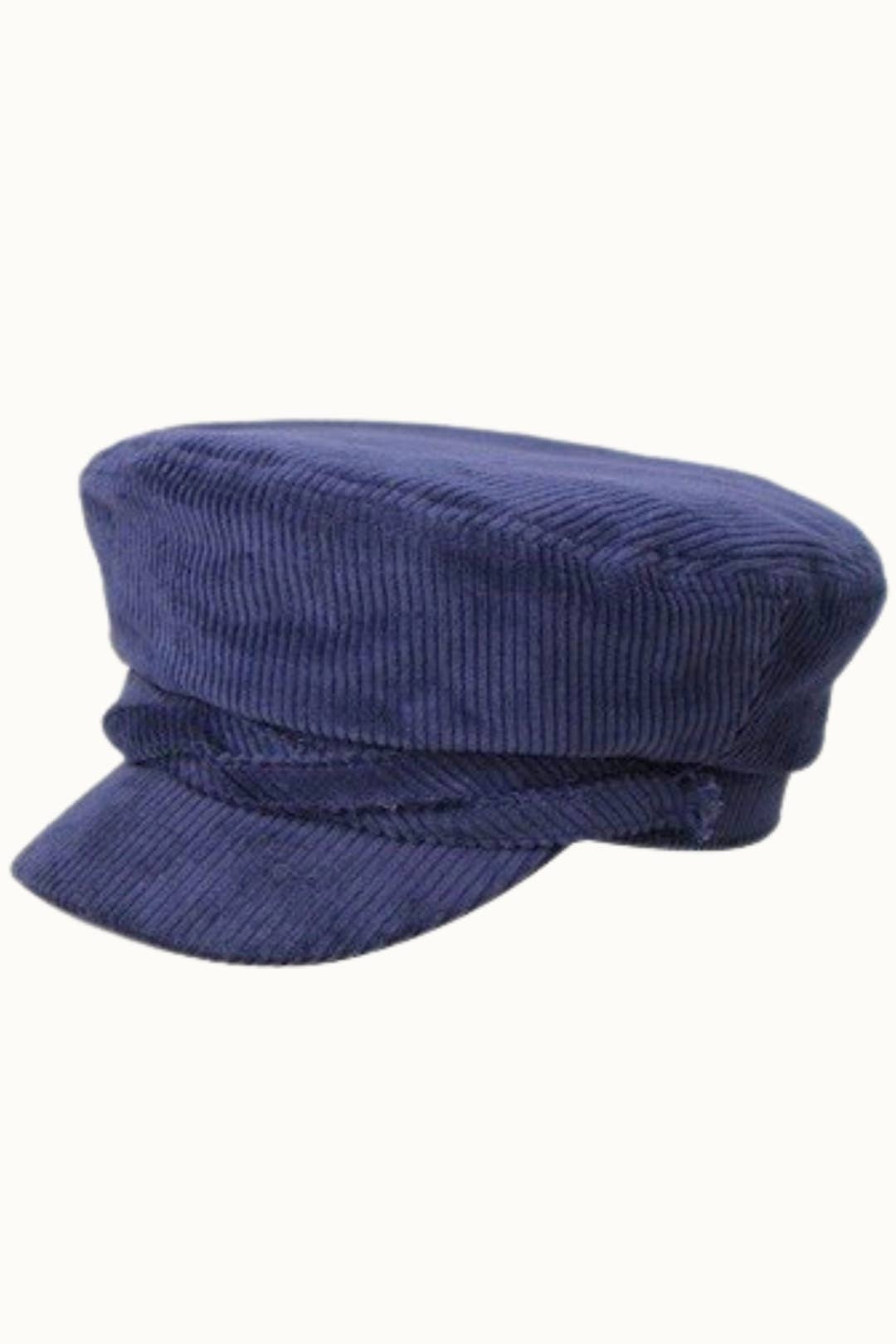 Olive & Pique – wholesale Baseball cap – Unisex – Corduroy Greek Fisherman Hat in Cherry Red or Navy1