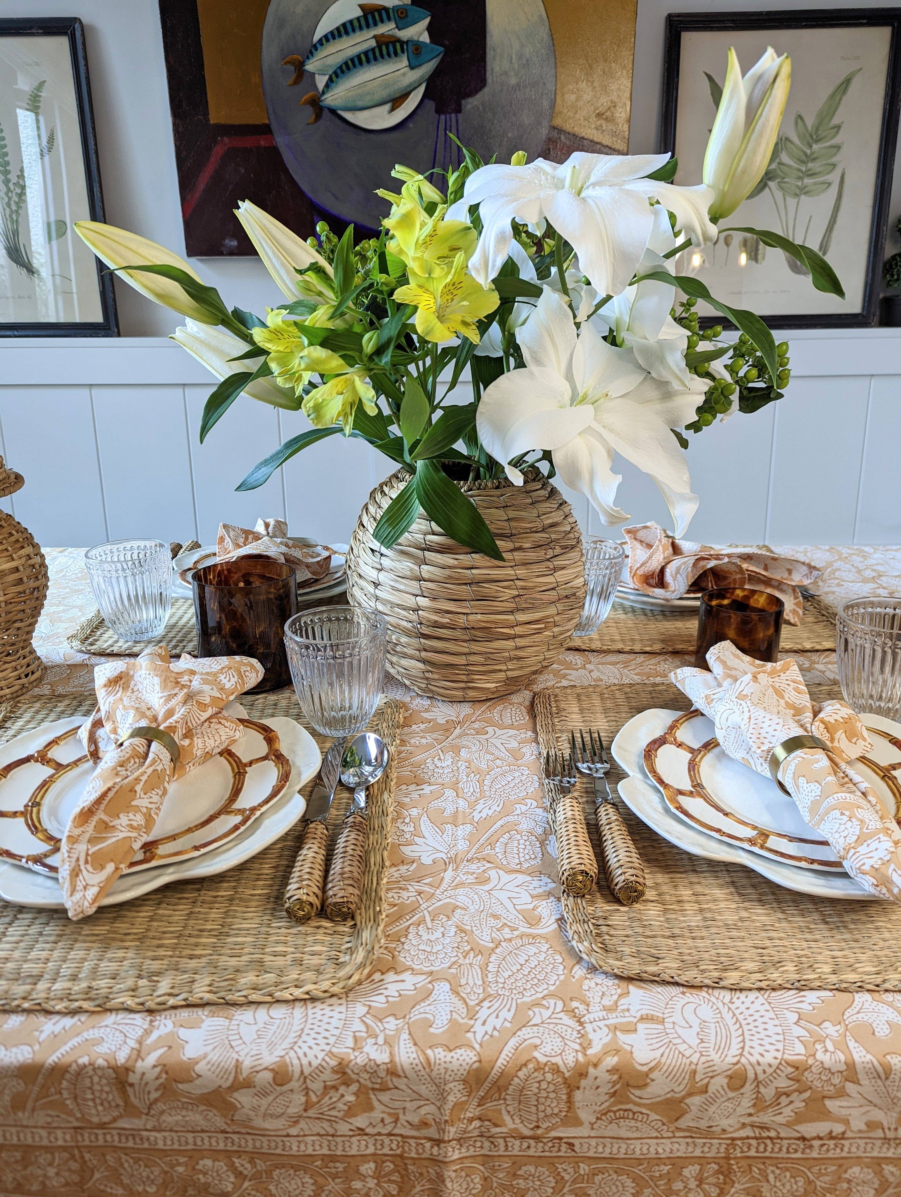 LNH EDIT - Wholesale Dinner & Cloth Napkin - Mabel Napkins, Set of 46