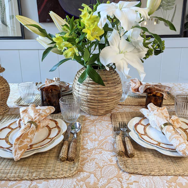 LNH EDIT - Wholesale Dinner & Cloth Napkin - Mabel Napkins, Set of 46