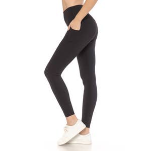 Purchase Wholesale black leggings with pockets. Free Returns & Net