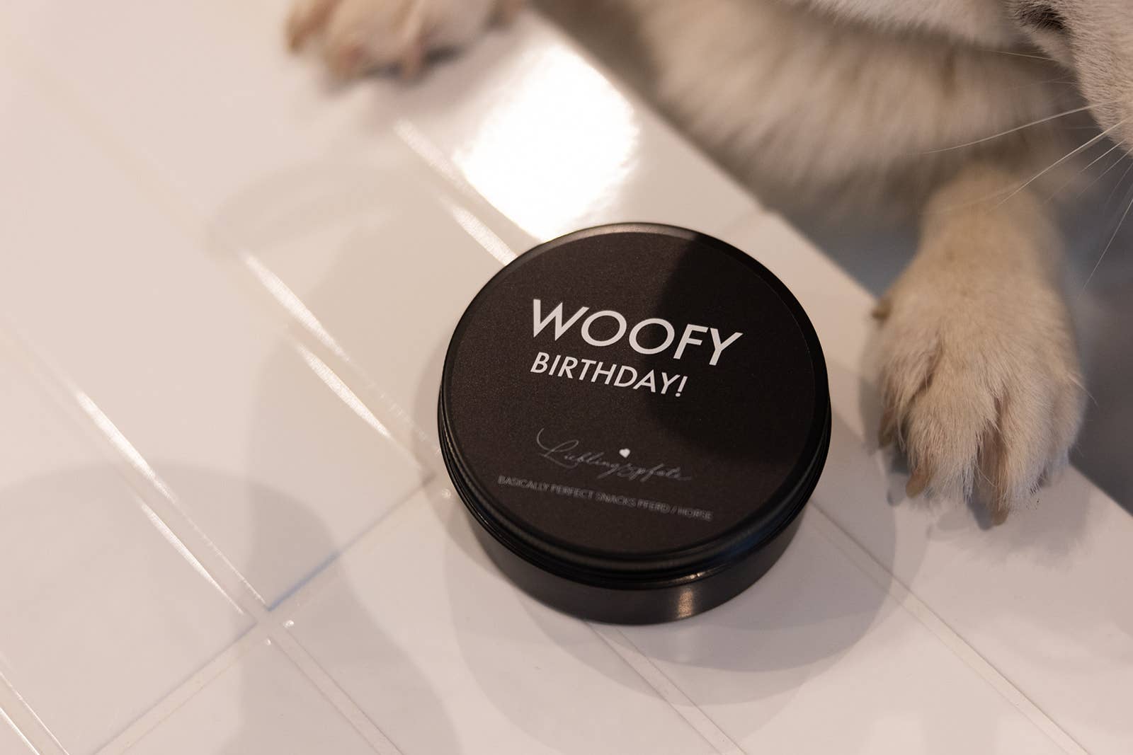 Lieblingspfote - Wholesale Pet Treats - Dog - Party Snacks - WOOFY BIRTHDAY - Horse 60g0