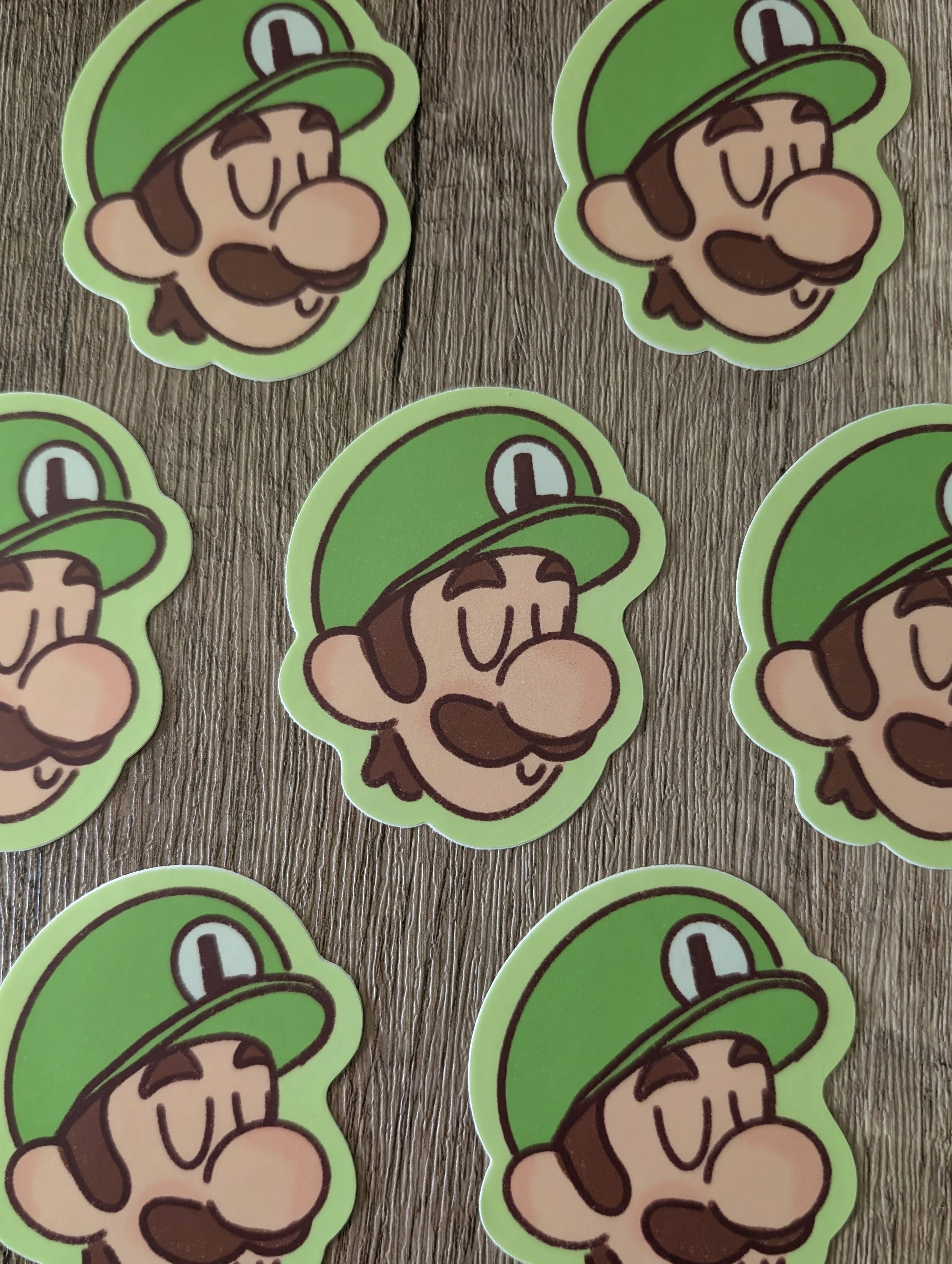 Sadsquatch – Großhandel Aufkleber – Netter Super Mario Friends Luigi Peach Wario Vinyl-Aufkleber11