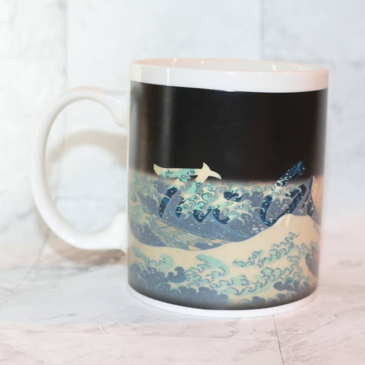 Great Wave Color Changing Coffee Mug for wholesale by Sunkiss