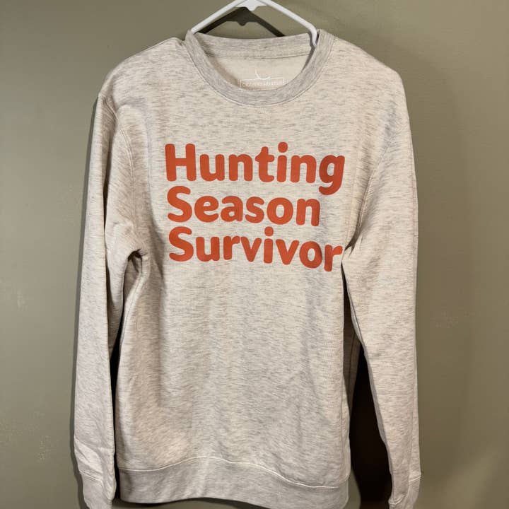 Okayest Hunter - Wholesale Graphic Sweatshirt - Women's - Hunting Season Survivor Crew Neck2
