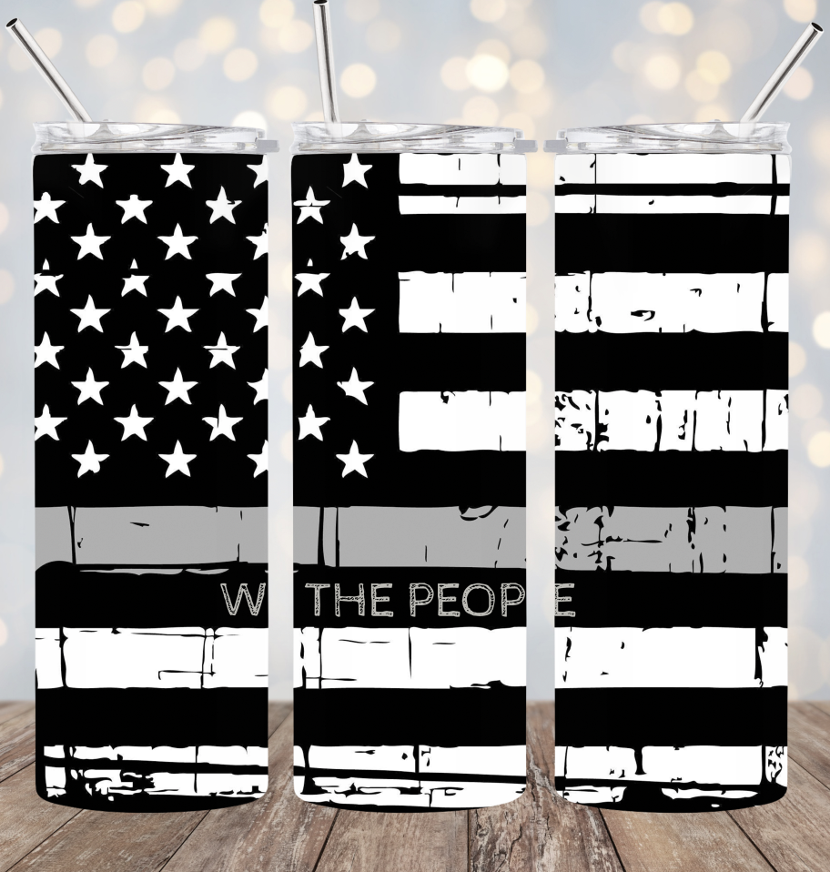 Your Custom Sports - Wholesale Insulated Mug/Tumbler - 20oz Stainless Steel Tumbler - We the People8