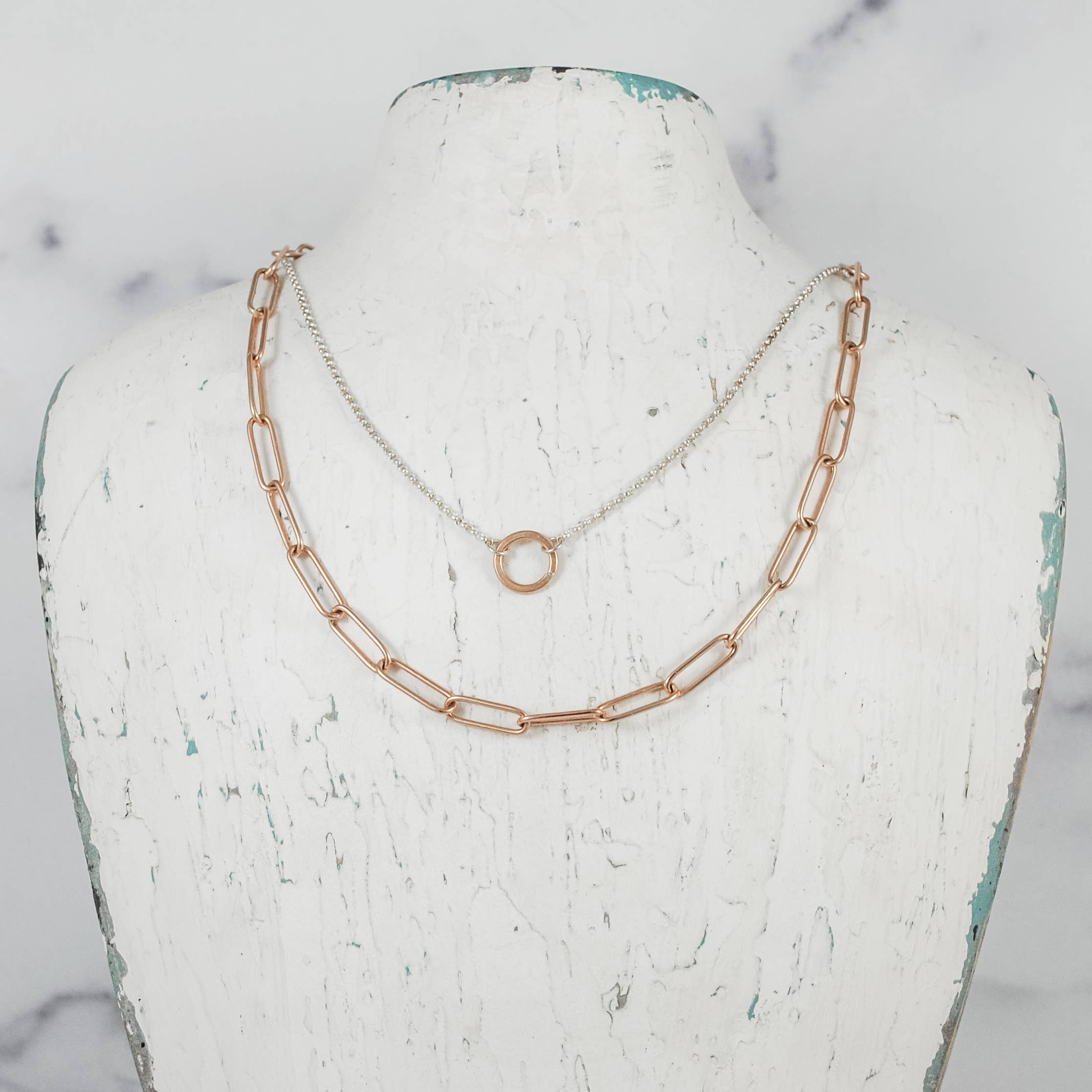 Cameron Kruse Designs - Wholesale Link & Chain Necklace - Petite Paperclip Chain - gold-filled1