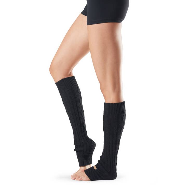Toesox - Wholesale Legwarmers - Women's - Leg Warmers Knee High- Black