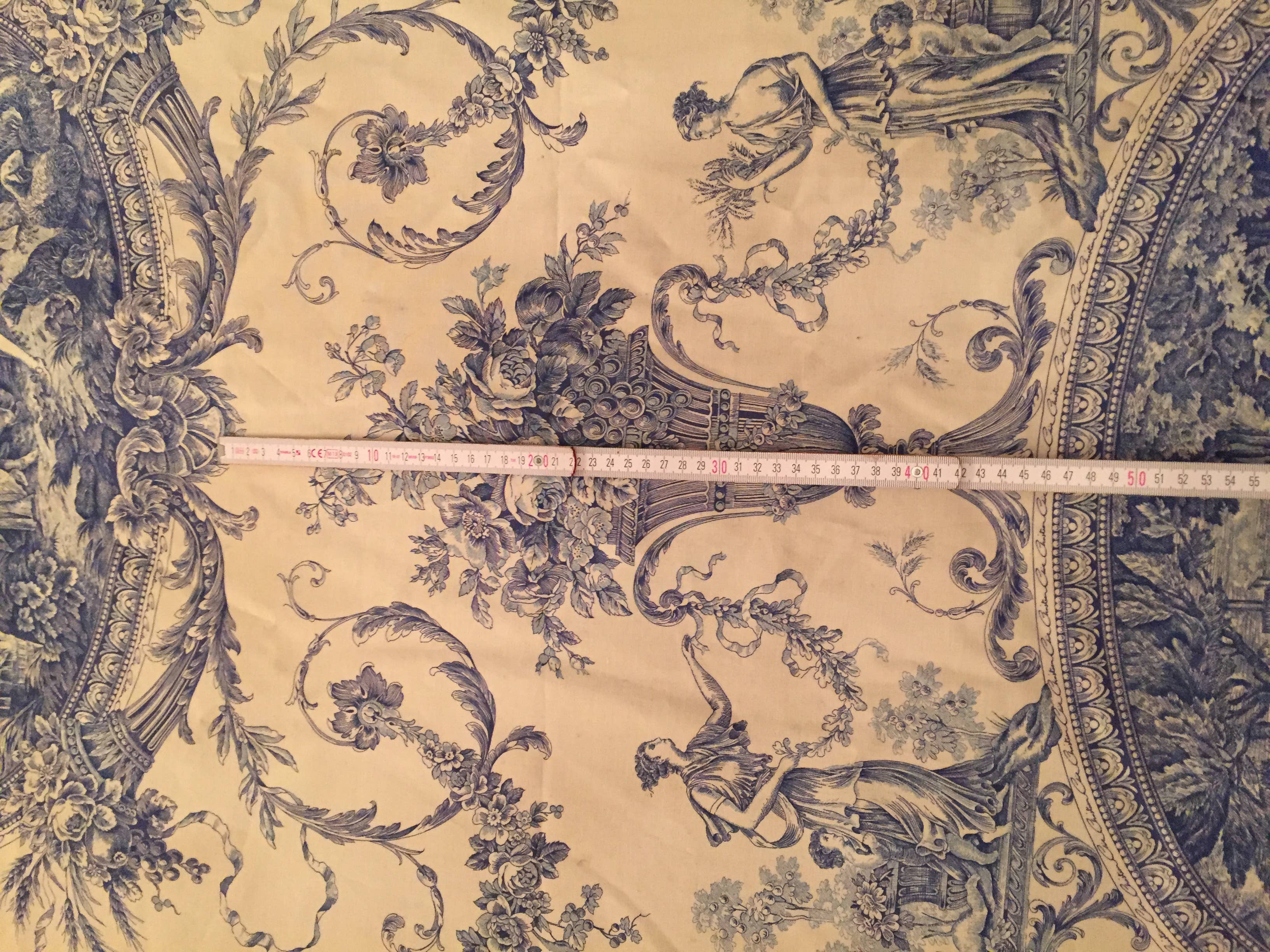 Haoshi by Luxetera - Wholesale Valance - Clive Christian fabric Blue/Ivory8