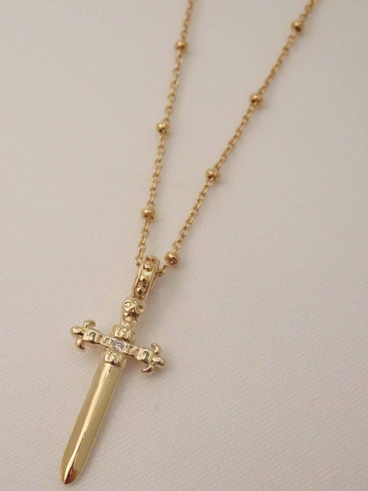 The Dagger Necklace for wholesale by SPARROW